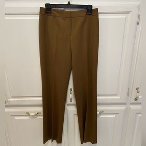 Lafayette 148 New York Menswear Stretch Caramel Tan Color Pants Women’s Size 4